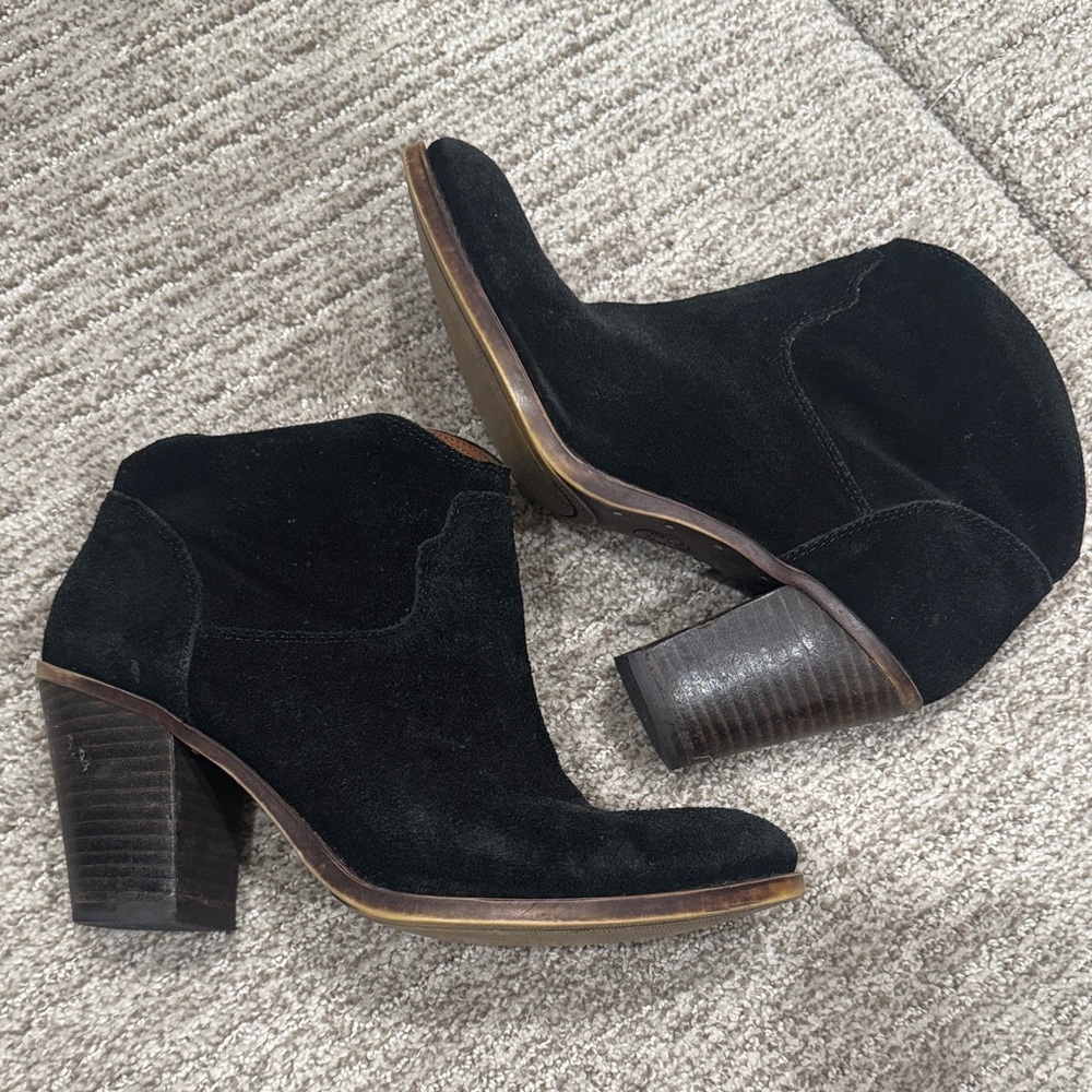 Black Suede Ankle Boots